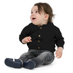 Load image into Gallery viewer, Baby Organic Bomber Jacket Love &amp; Light Style Art by AAUstyle
