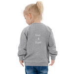 Load image into Gallery viewer, Baby Organic Bomber Jacket Love &amp; Light Style Art by AAUstyle
