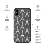Load image into Gallery viewer, Eco-Friendly Biodegradable iPhone Cases - Eiffel Tower theme by AAUstyle
