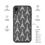 Load image into Gallery viewer, Eco-Friendly Biodegradable iPhone Cases - Eiffel Tower theme by AAUstyle
