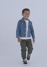 Load and play video in Gallery viewer, Baby Organic Denim Jacket  
