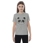 Load image into Gallery viewer, Happy Panda Style Art Organic Cotton Kids T-shirt - Eco-Friendly Unisex Kids Tees
