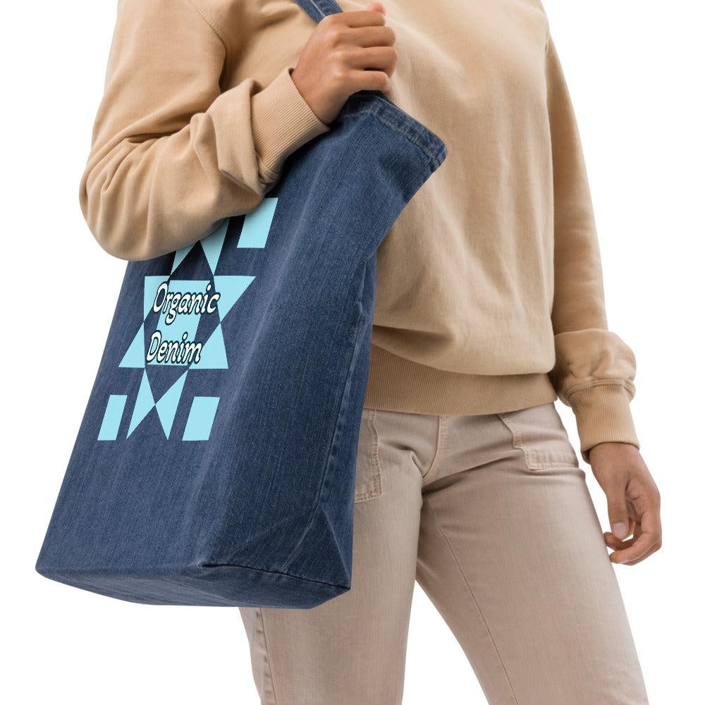 Stylish Eco Friendly Organic Denim Tote Bag by AAUstyle