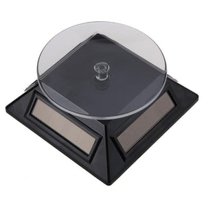 360 Degree Rotating Display Turntable - Dual Solar or Battery Power