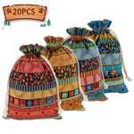 Load image into Gallery viewer, 20 pcs Ethnic Style Reusable Eco-friendly Gift Bags
