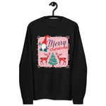 Load image into Gallery viewer, Christmas Unisex Eco Sweatshirt Merry Christmas Style Art by AAUstyle
