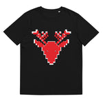 Load image into Gallery viewer, Christmas Santa Claus&#39;s Reindeer Style Art Tees Unisex Organic Cotton T-shirt
