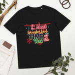 Load image into Gallery viewer, Unisex organic cotton T-shirt Christmas Style Art It&#39;s the Most Wonderful time of the Year T-Shirts
