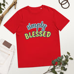 Load image into Gallery viewer, SIMPLY BLESSED Tees - Unisex organic cotton t-shirt
