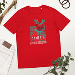 Load image into Gallery viewer, Santa Little Helper Style Art T-Shirts Unisex Organic Cotton Tees
