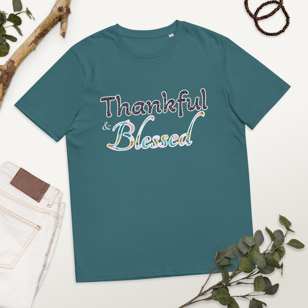 Thankful & Blessed Tees - Unisex organic cotton t-shirt