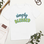 Load image into Gallery viewer, SIMPLY BLESSED Tees - Unisex organic cotton t-shirt
