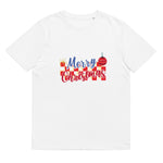 Load image into Gallery viewer, Merry Christmas T-Shirts Unisex Premium Organic Cotton t-shirts, Style Art by AAUstyle
