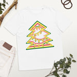 Load image into Gallery viewer, Christmas Tree Style Art Unisex Organic Cotton T-Shirts by AAUstyle
