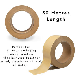 Eco Paper Packaging Tape 50metres - Fast Delivery