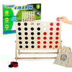 Load image into Gallery viewer, Doodle Giant Wooden 4 In a Row Board Game for Kids and Family
