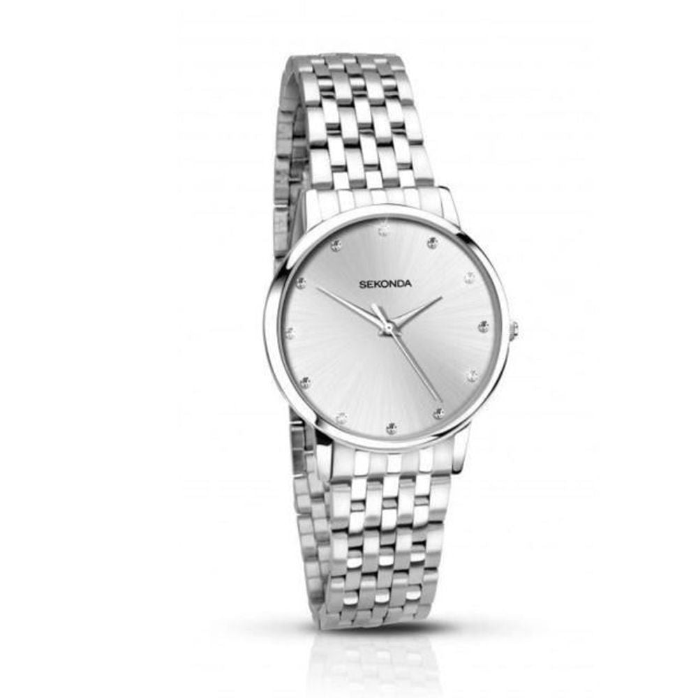 Sekonda Women's Fashion Silver Stainless Steel Bracelet Watch