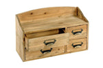 Load image into Gallery viewer, Shabby Chic Small Wooden Cabinet 4 Drawers
