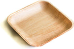 Load image into Gallery viewer, 25 Eco Friendly Compostable Disposable Areca Palm Leaf Square Plate - Fast Delivery
