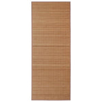 Load image into Gallery viewer, vidaXL Rug Bamboo 100x160 cm Brown
