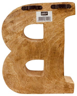 Load image into Gallery viewer, Hand Carved Wooden Embossed Letter B
