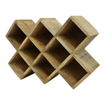 Load image into Gallery viewer, Freestanding Wooden Spice Rack, holds 8 bottles
