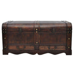 Load image into Gallery viewer, vidaXL Wooden Treasure Chest Large Brown
