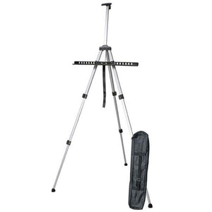 Deluxe Artist 135 cm Portable Field Easel Aluminium Fold-able Easel with Free Carrier Bag