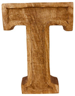 Load image into Gallery viewer, Hand Carved Wooden Embossed Letter T

