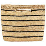 Load image into Gallery viewer, vidaXL Shopper Bag Natural with Black Stripe Handmade Jute
