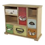 Load image into Gallery viewer, Multi Coloured Wooden Trinket Drawers - 28 x 34cm
