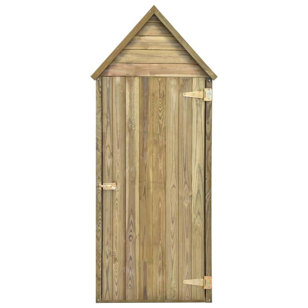 Garden Tool Shed with Door 77x28x178 cm Impregnated Pinewood
