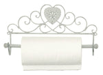 Load image into Gallery viewer, Grey Heart Wall Hanging Kitchen Roll Holder
