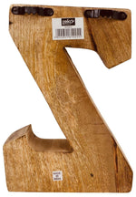 Load image into Gallery viewer, Hand Carved Wooden Geometric Letter Z
