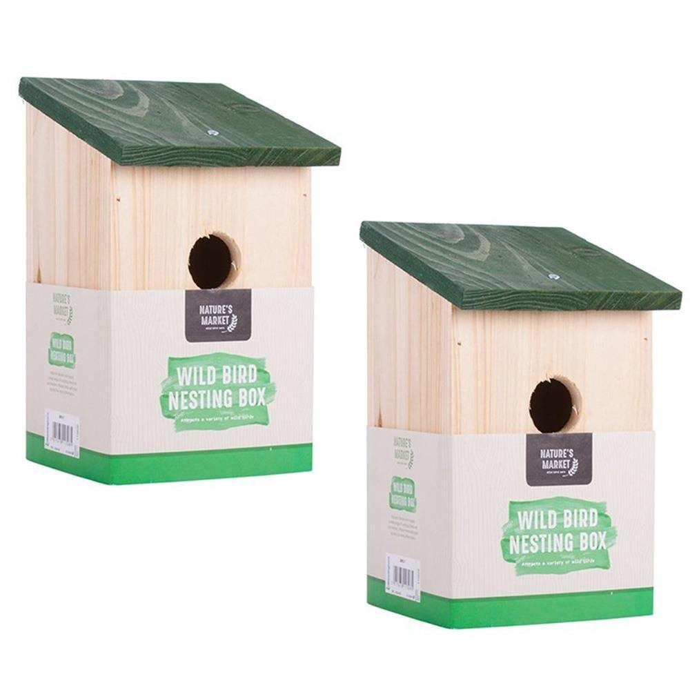2 x Wooden Nesting Box DGI-3956