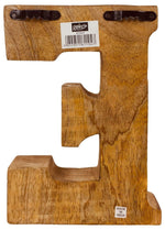 Load image into Gallery viewer, Hand Carved Wooden Embossed Letter E
