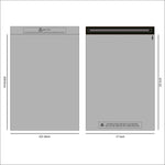 Load image into Gallery viewer, Self Seal Recycled Plastic Postal Grey Mail Bag 17x24 Inch/43.2x61.0cm
