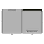 Load image into Gallery viewer, Self Seal Recycled Plastic Postal Grey Mail Bag 21x24 Inch/53.3x61.0cm
