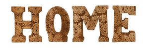 Hand Carved Wooden Flower Letters Home