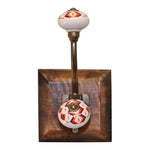 Load image into Gallery viewer, Double Kasbah Design Hook On Wooden Base
