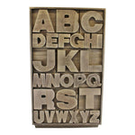 Load image into Gallery viewer, Grey Wooden Alphabet Storage Unit
