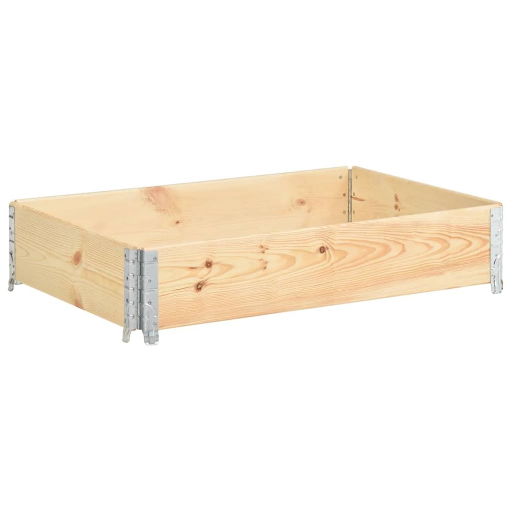 1 pc - 3pc Raised Bed Solid Pine Wood