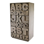 Load image into Gallery viewer, Grey Wooden Alphabet Storage Unit
