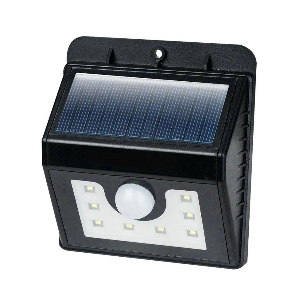 4-PACK - Solar Motion Sensor LED Light with PIR - 8 SMD per Luminaire