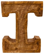 Load image into Gallery viewer, Hand Carved Wooden Embossed Letter I
