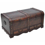 Load image into Gallery viewer, vidaXL Wooden Treasure Chest Large Brown
