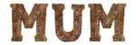Load image into Gallery viewer, Hand Carved Wooden Geometric Letters Mum
